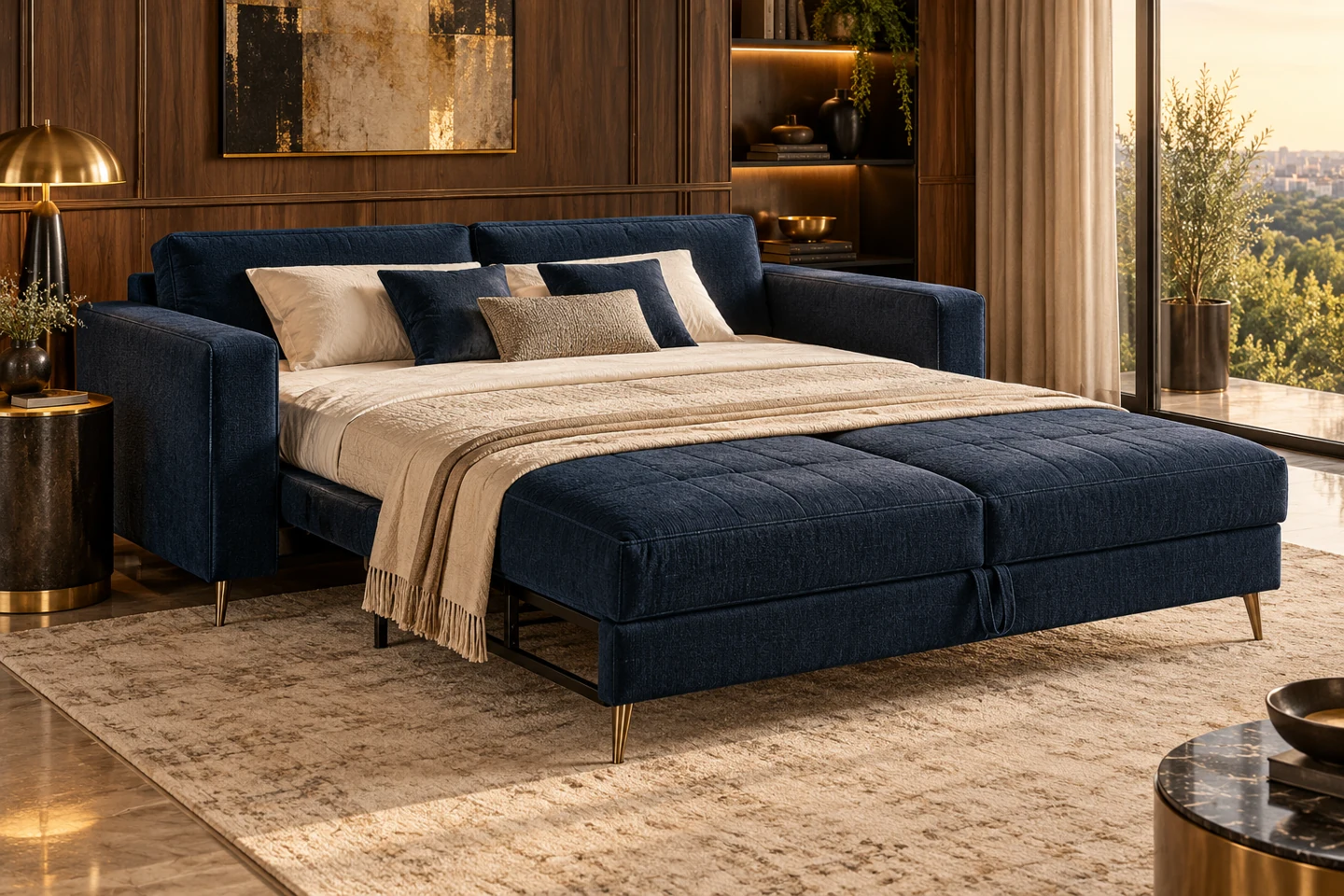 Sofa Cum Bed design inspiration 5 in a warm interior