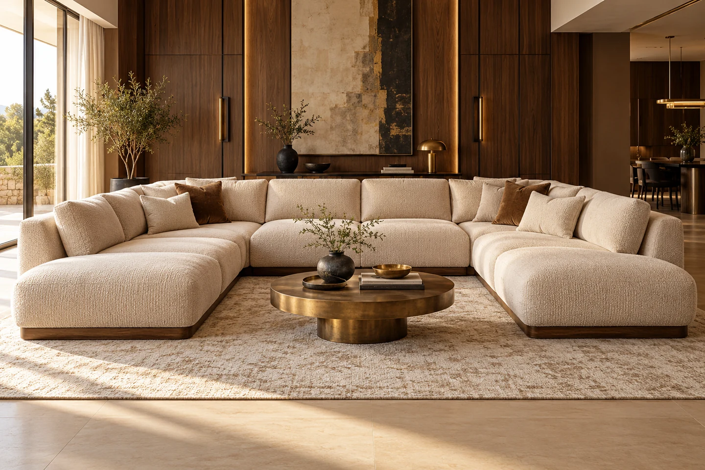 U-Shape Sofa design inspiration 4 in a warm interior