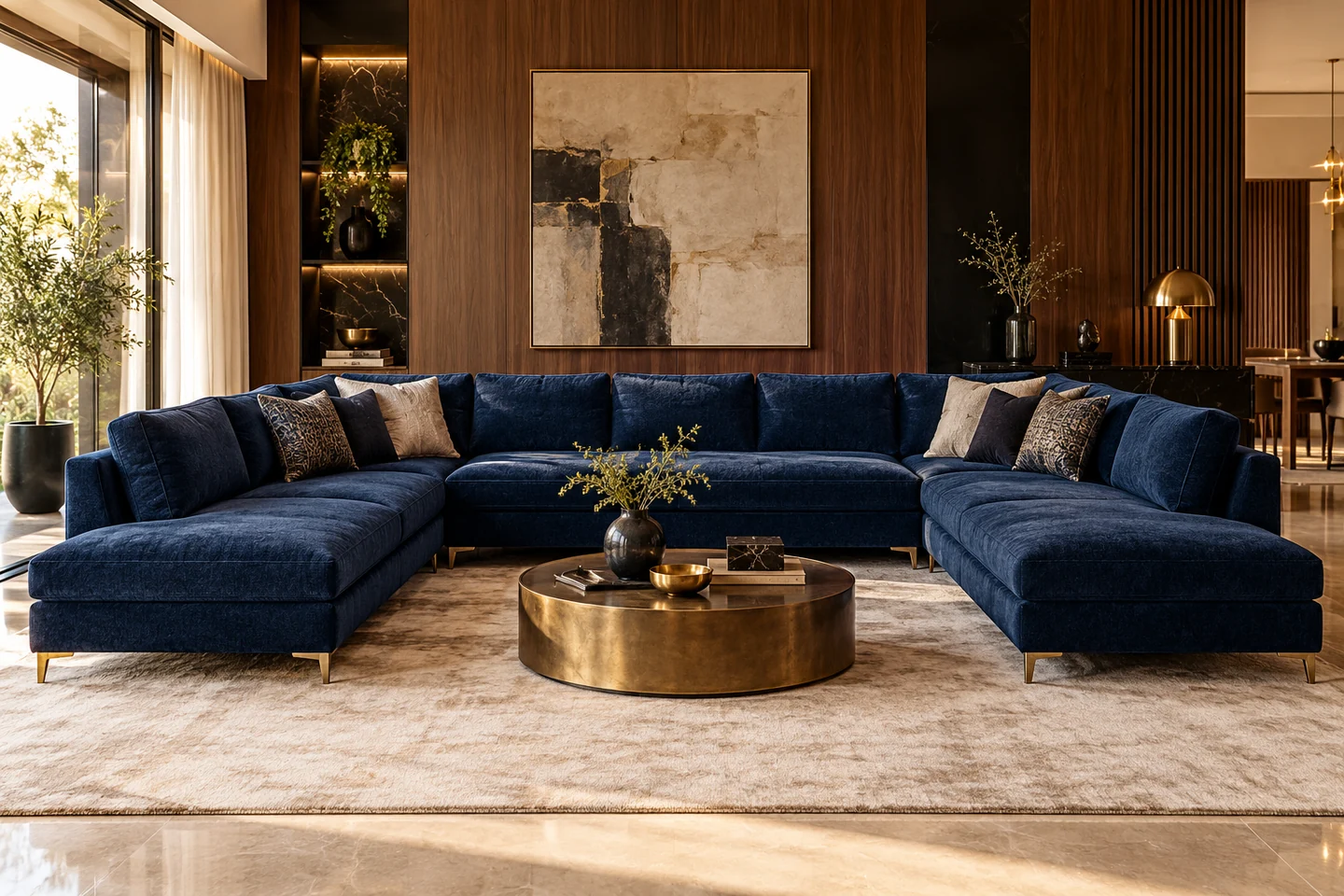 U-Shape Sofa design inspiration 5 in a warm interior