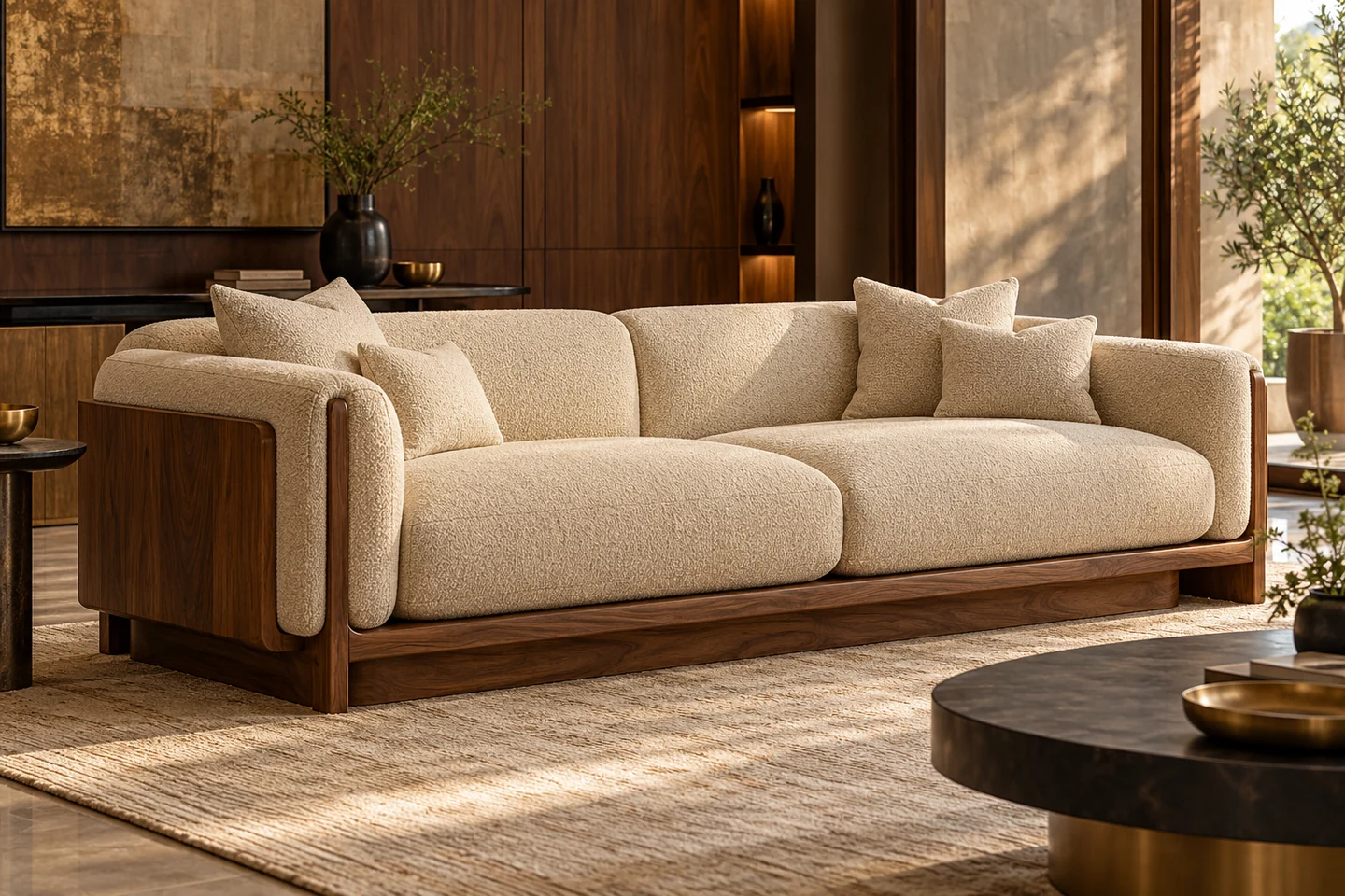 Wooden Sofa design inspiration 4 in a warm interior