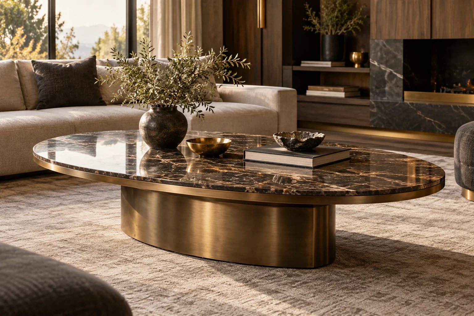 Centre Table design inspiration 1 in a warm interior