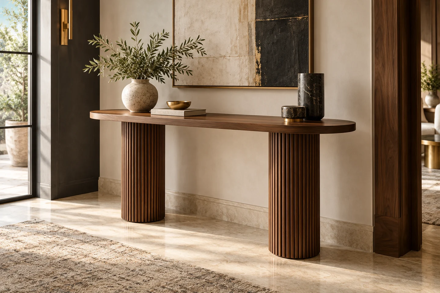 Console Table design inspiration 1 in a warm interior