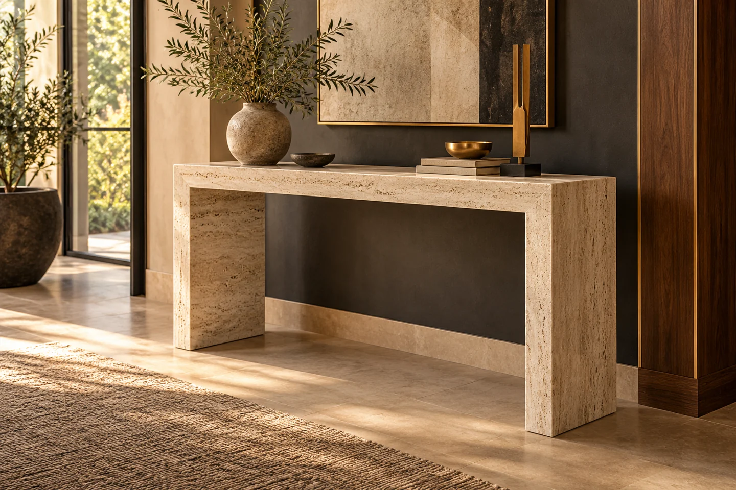 Console Table design inspiration 2 in a warm interior