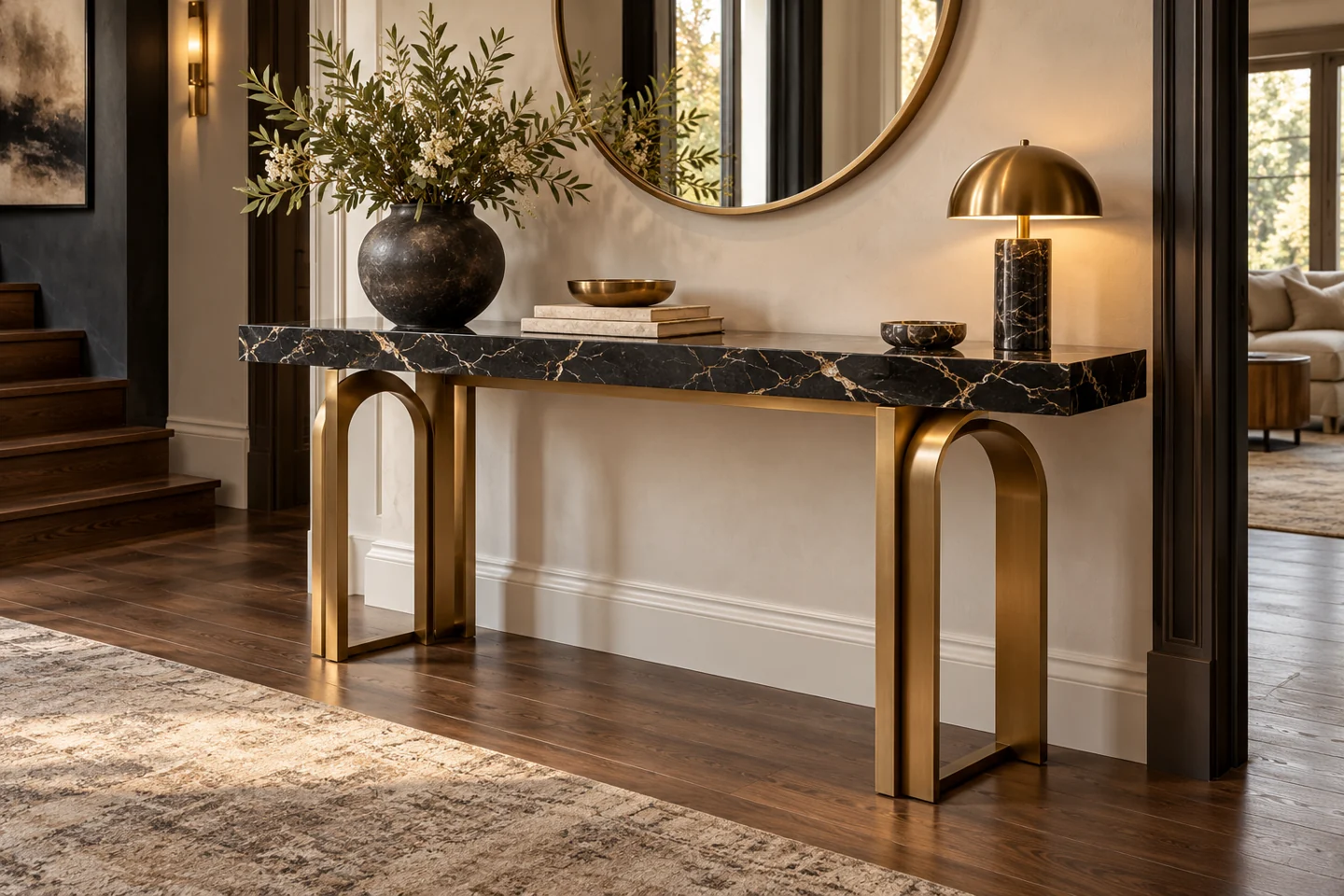 Console Table design inspiration 3 in a warm interior