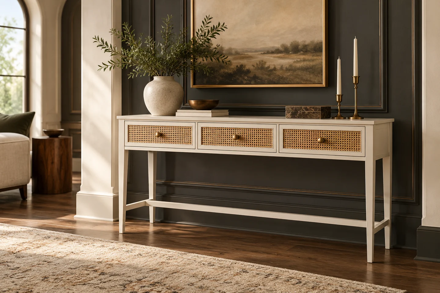 Console Table design inspiration 7 in a warm interior
