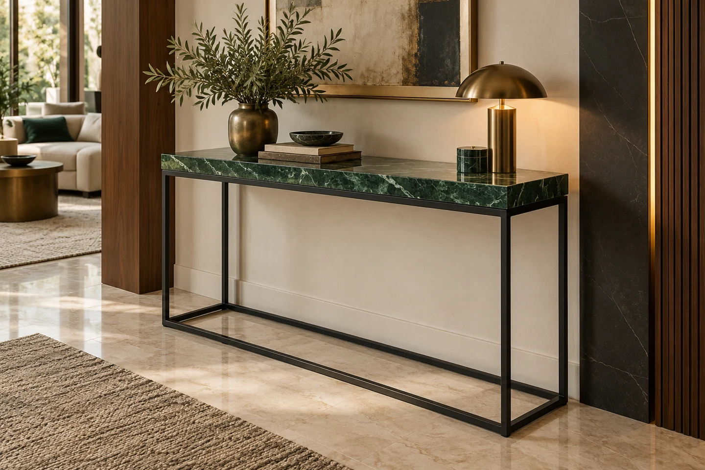Console Table design inspiration 9 in a warm interior