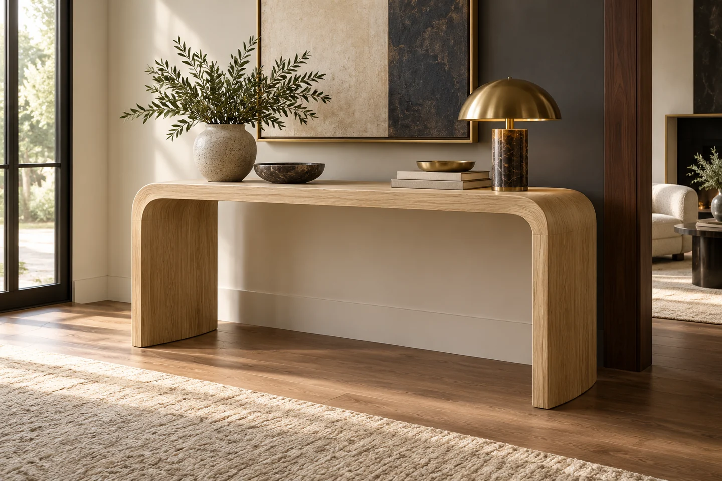 Console Table design inspiration 10 in a warm interior