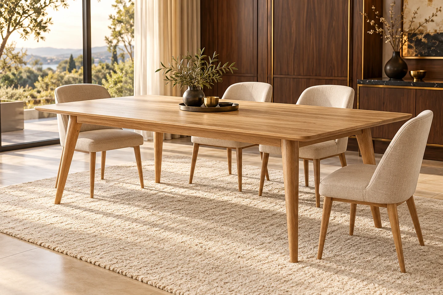 Custom Table design inspiration 3 in a warm interior