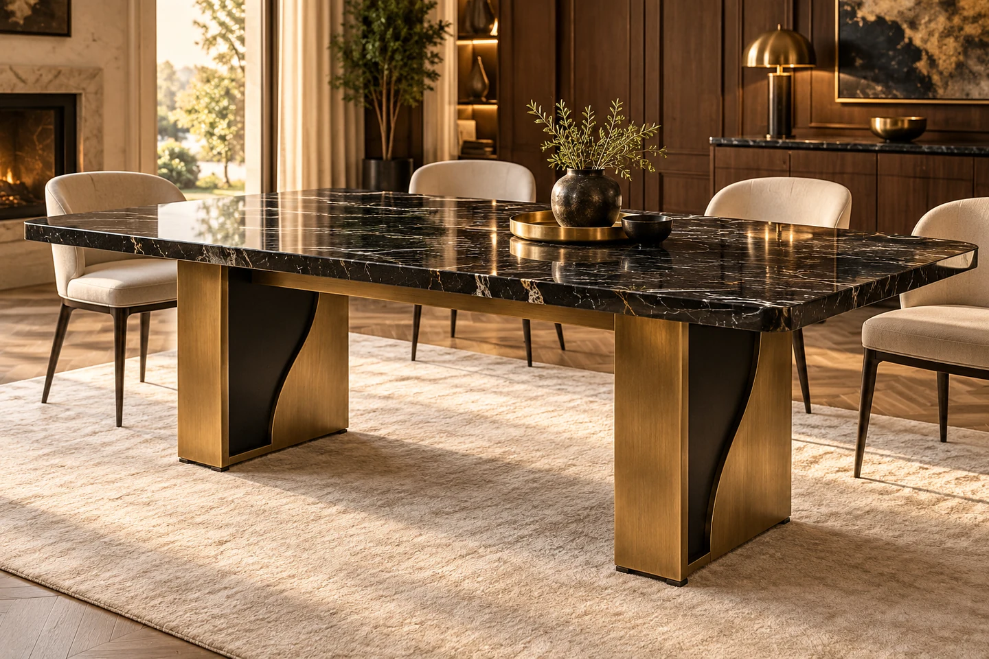 Custom Table design inspiration 5 in a warm interior