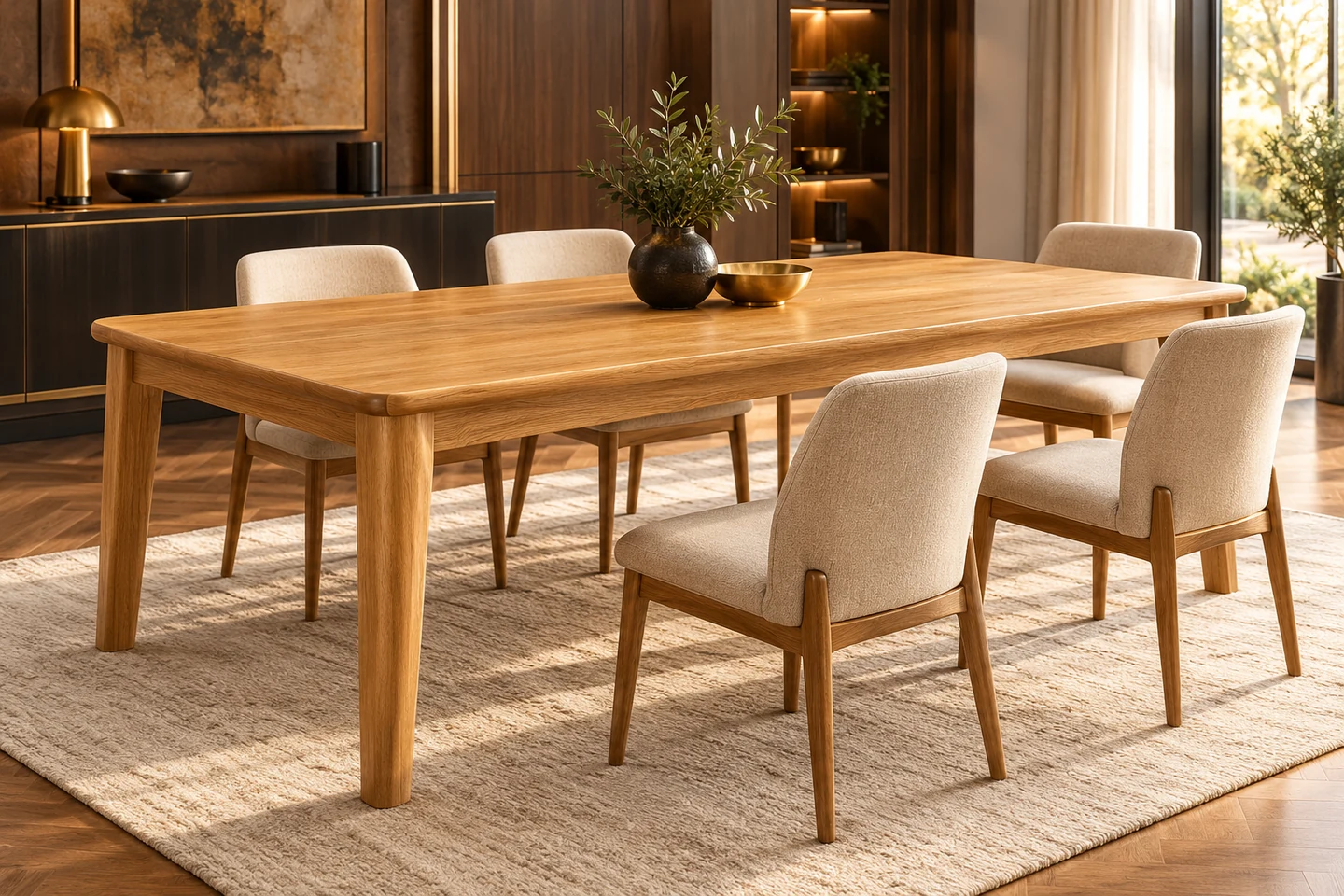 Custom Table design inspiration 7 in a warm interior