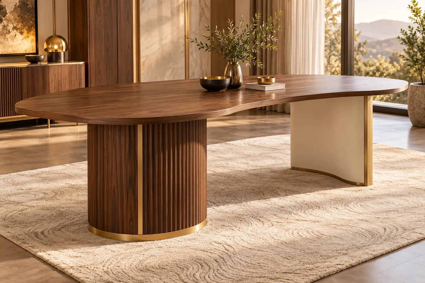 Custom Table design inspiration 10 in a warm interior