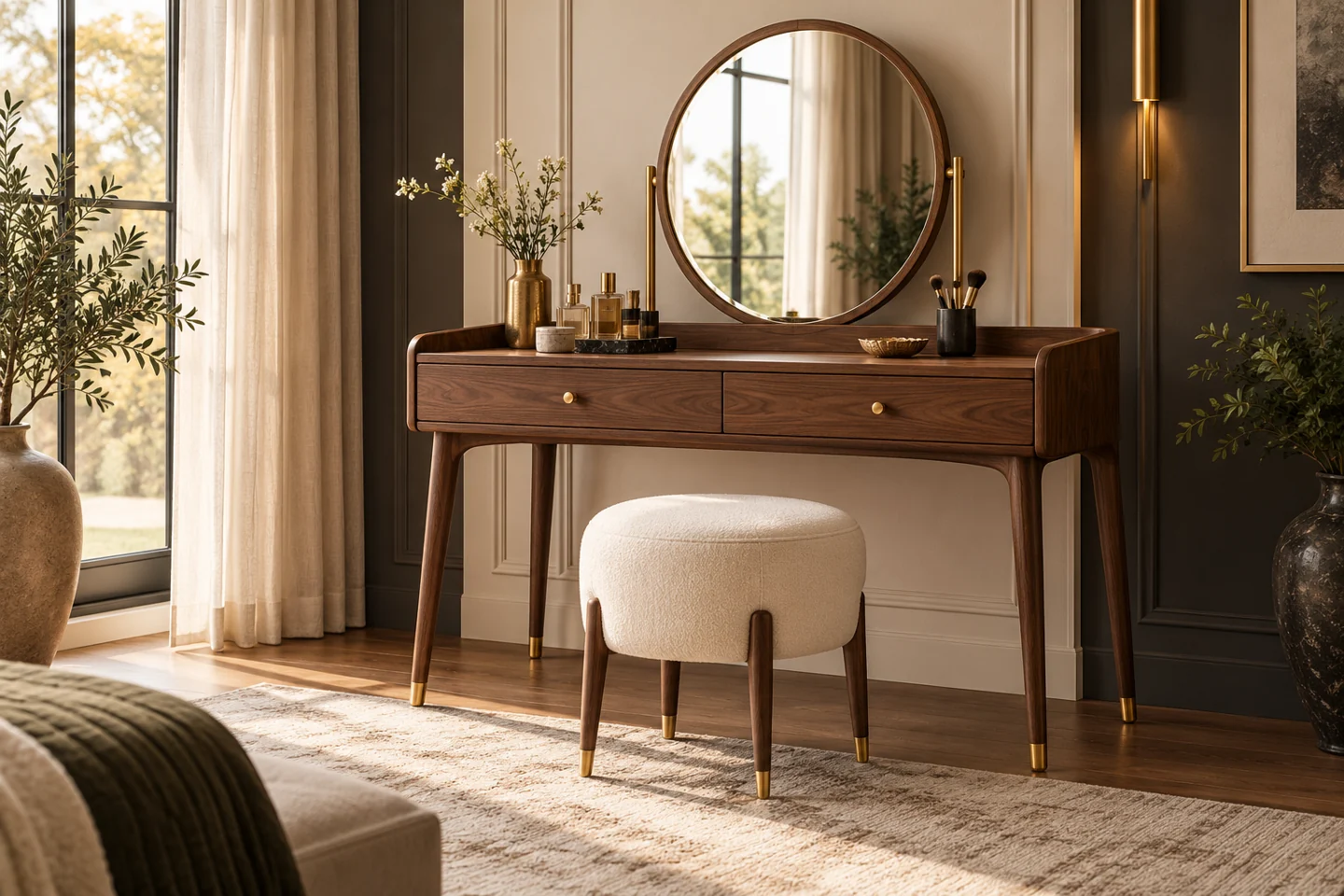 Dressing Table design inspiration 1 in a warm interior