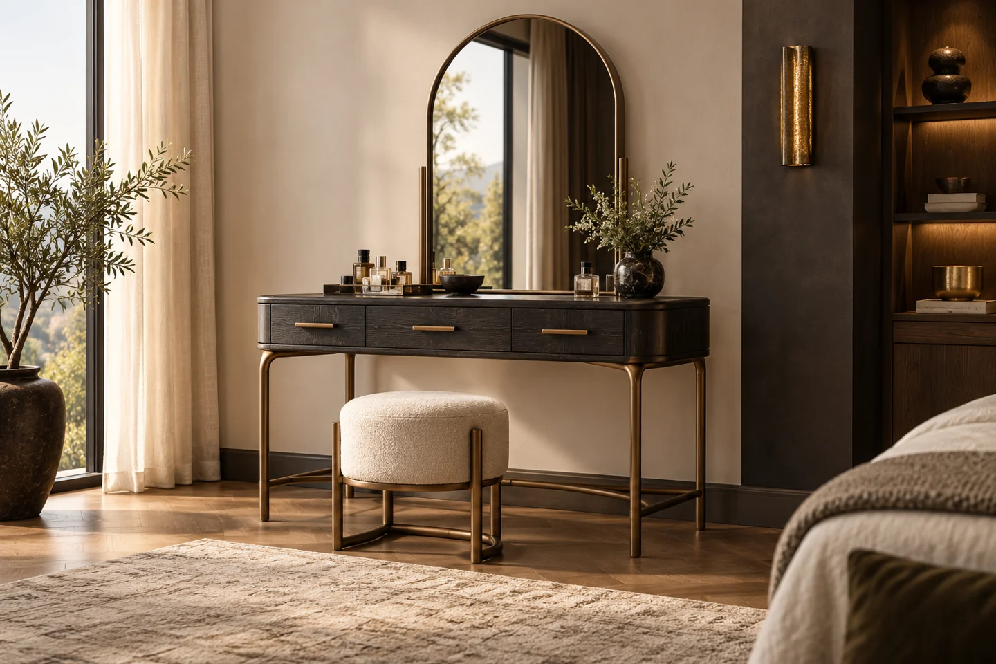 Dressing Table design inspiration 4 in a warm interior