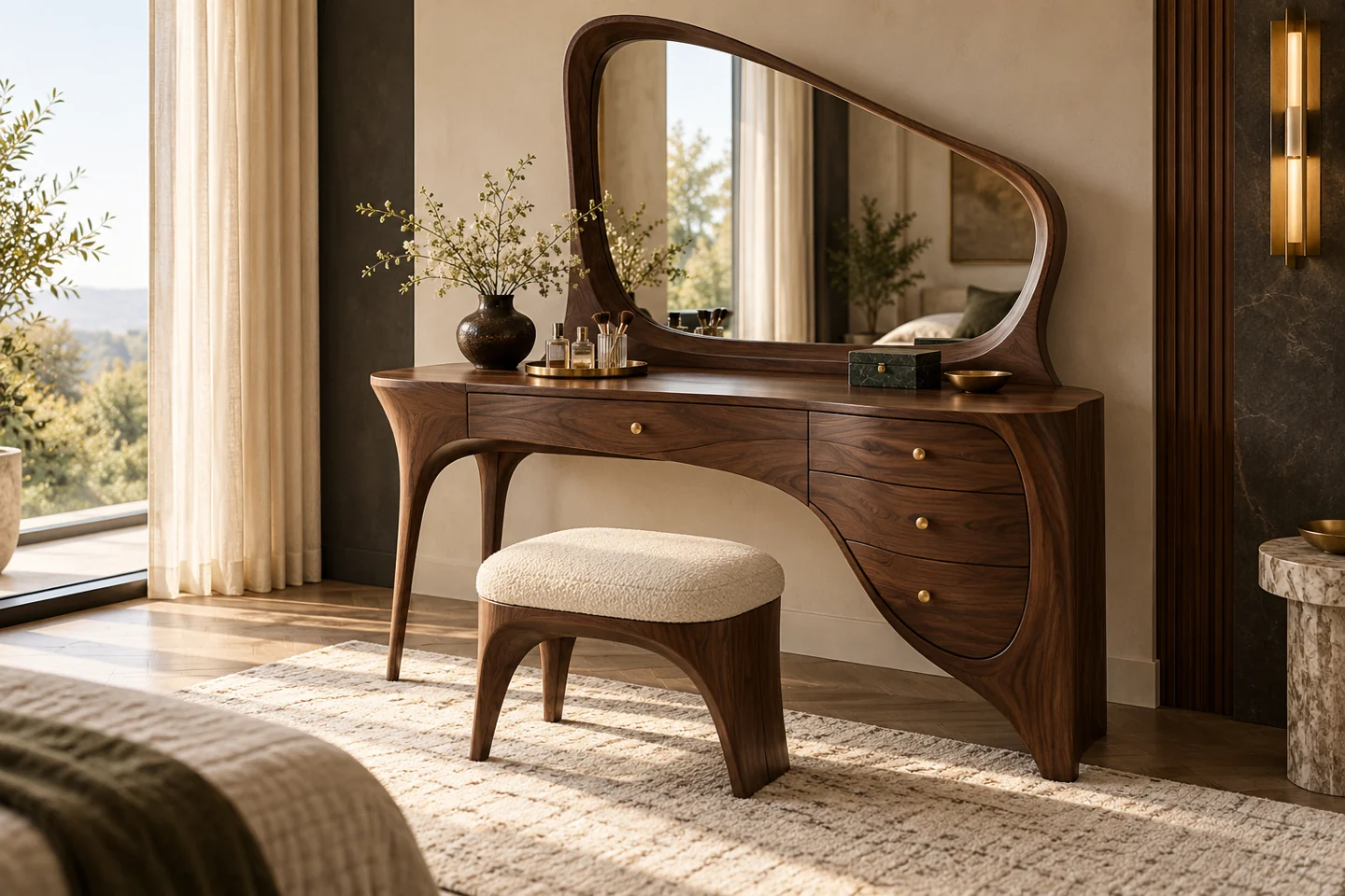 Dressing Table design inspiration 10 in a warm interior
