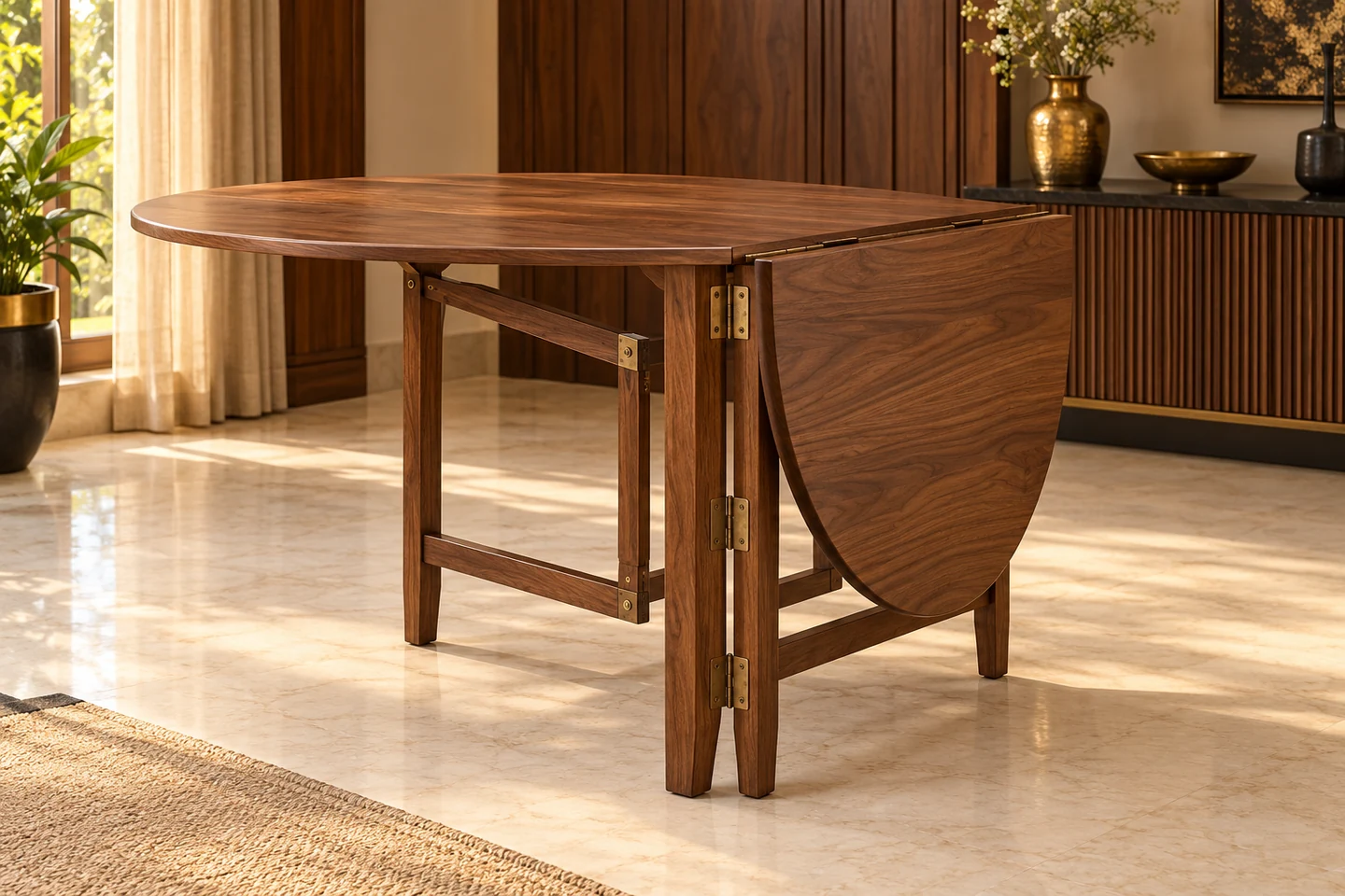 Folding Table design inspiration 1 in a warm interior