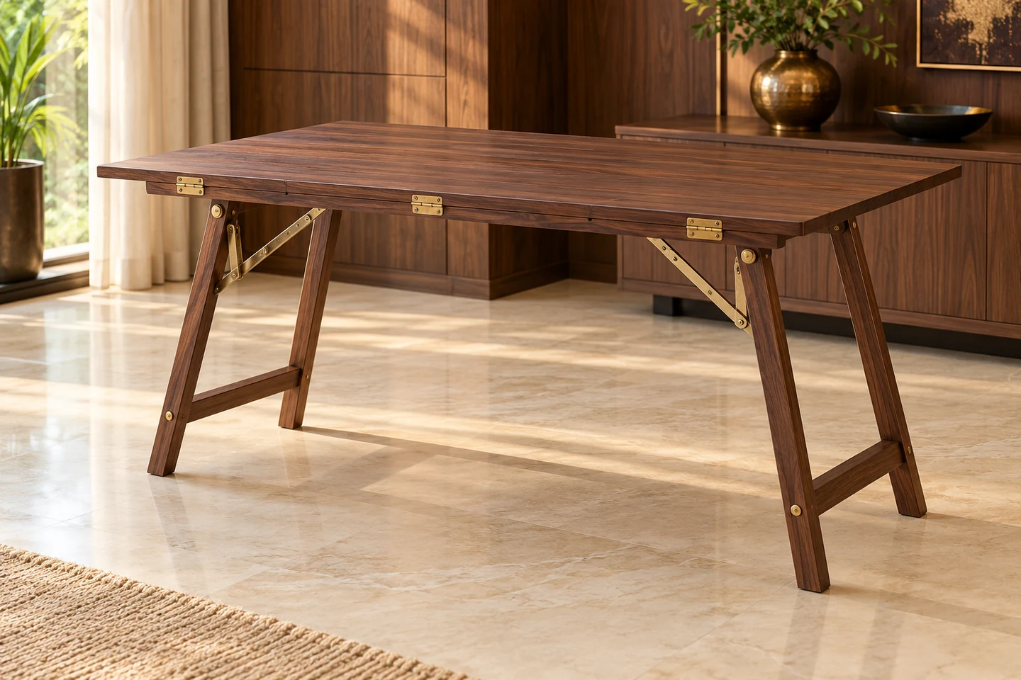 Folding Table design inspiration 2 in a warm interior