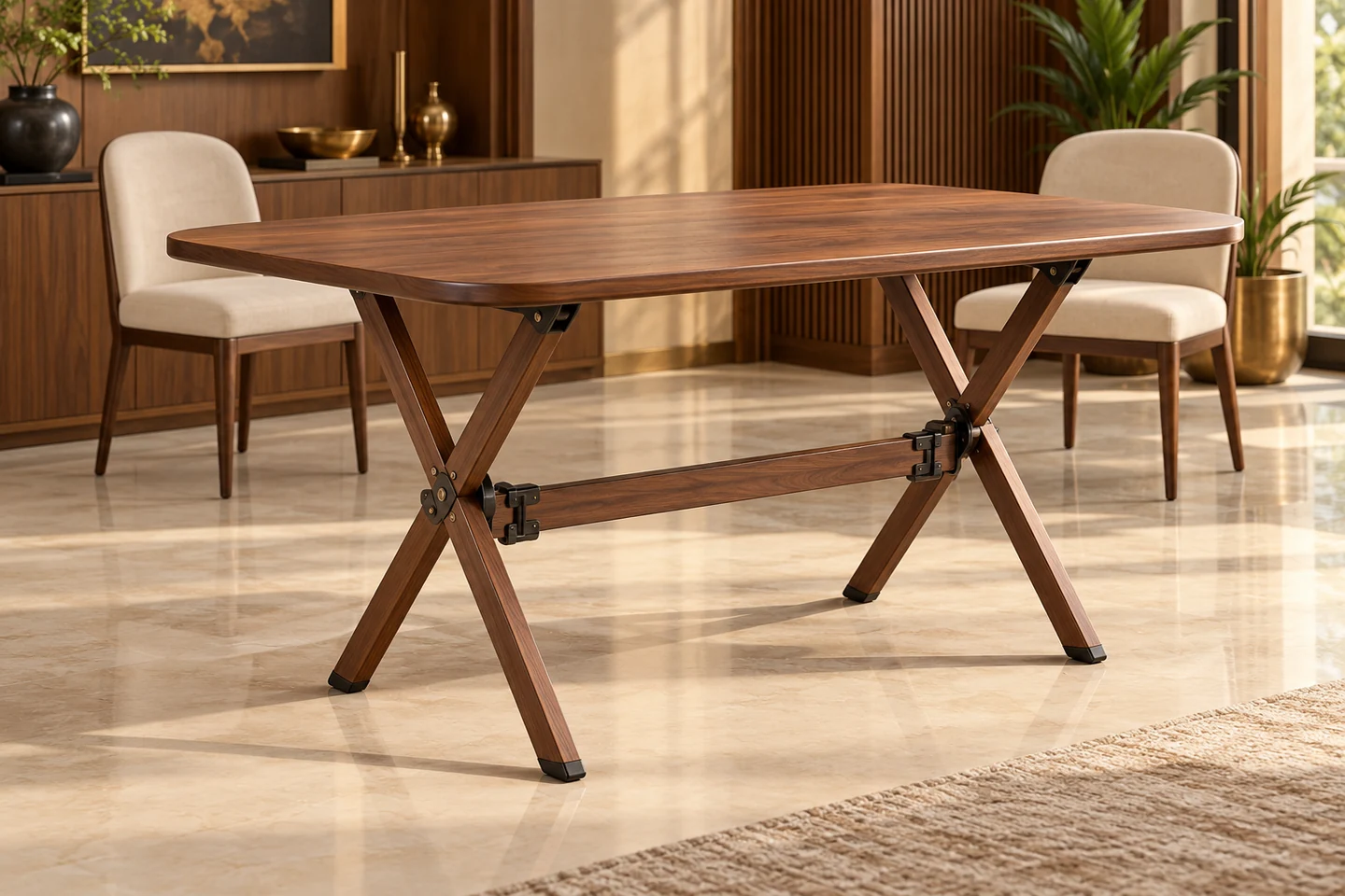 Folding Table design inspiration 10 in a warm interior