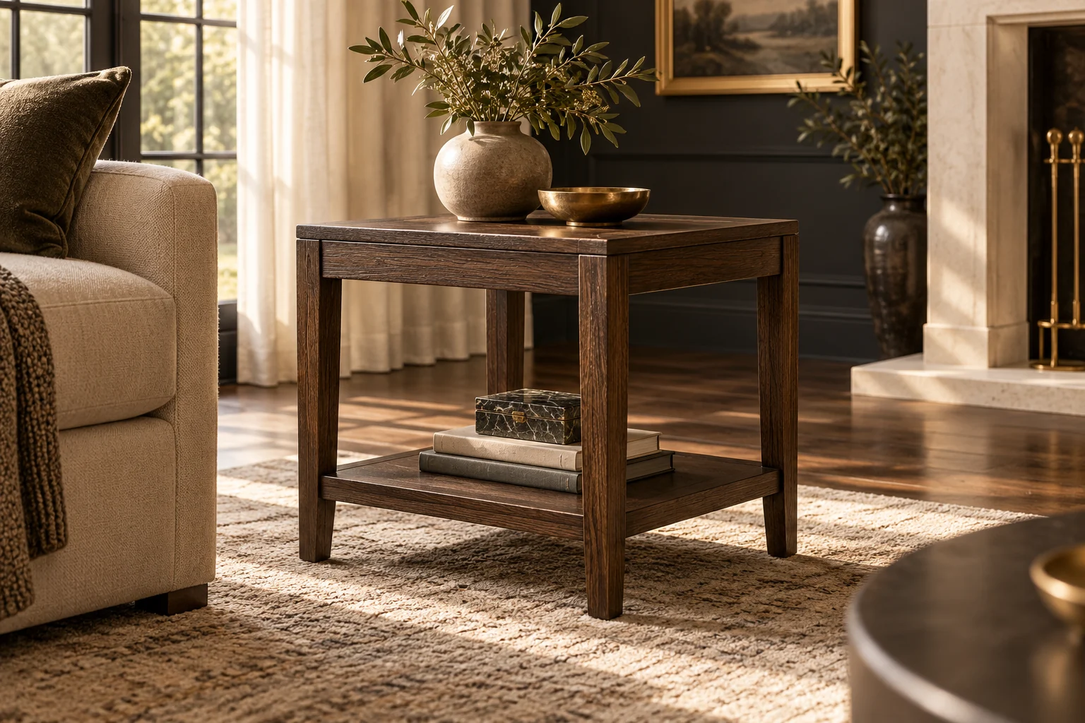 Side Table design inspiration 2 in a warm interior