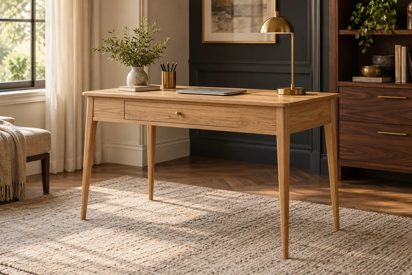 Study Table design inspiration 1 in a warm interior