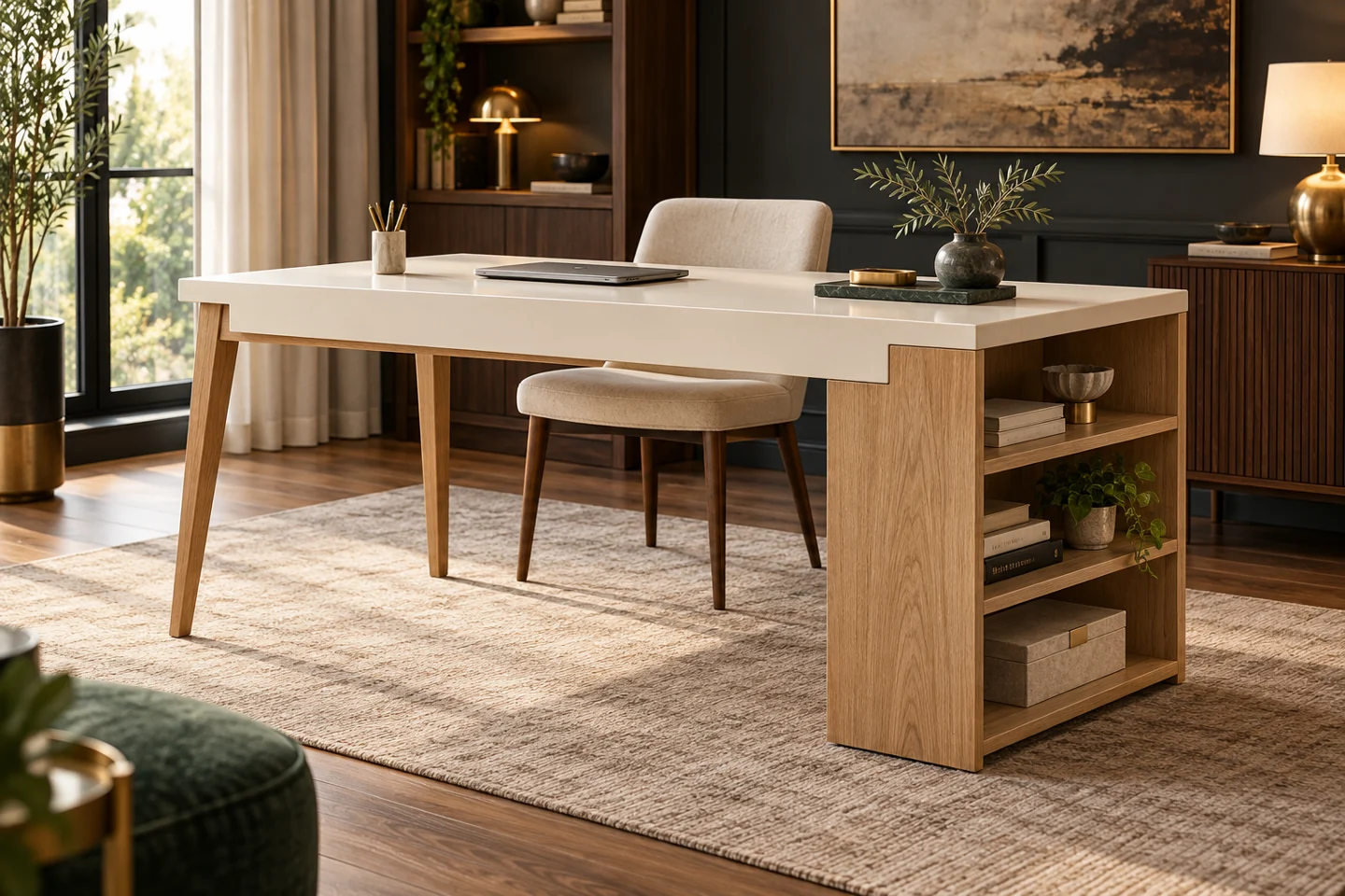 Study Table design inspiration 6 in a warm interior