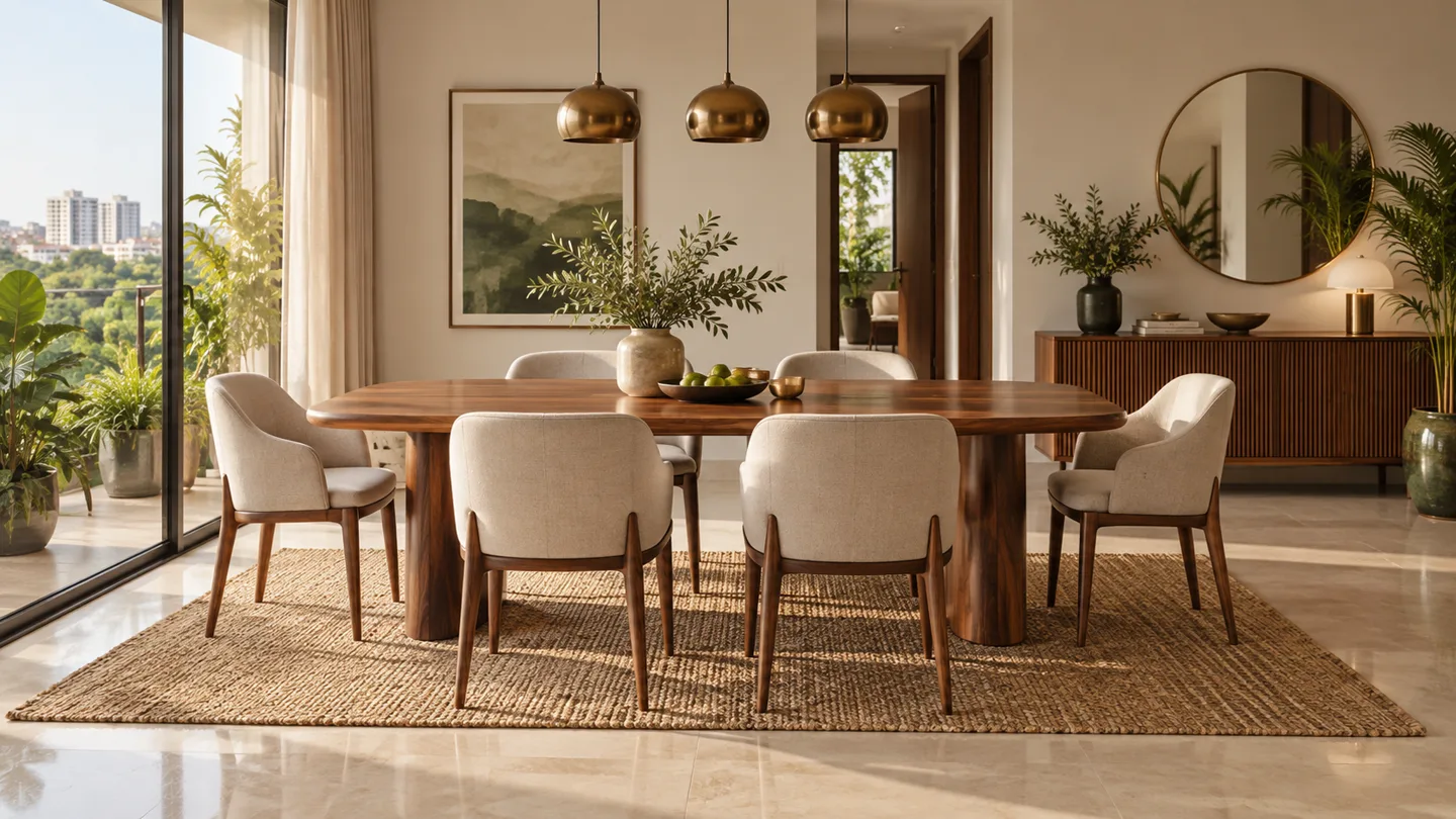 Walnut dining table design inspiration